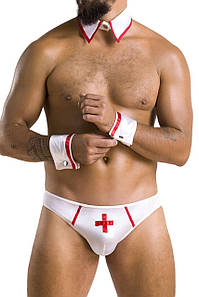 Чоловічий рольовий еротичний костюм 037 SET GREGORY white S/M — Passion