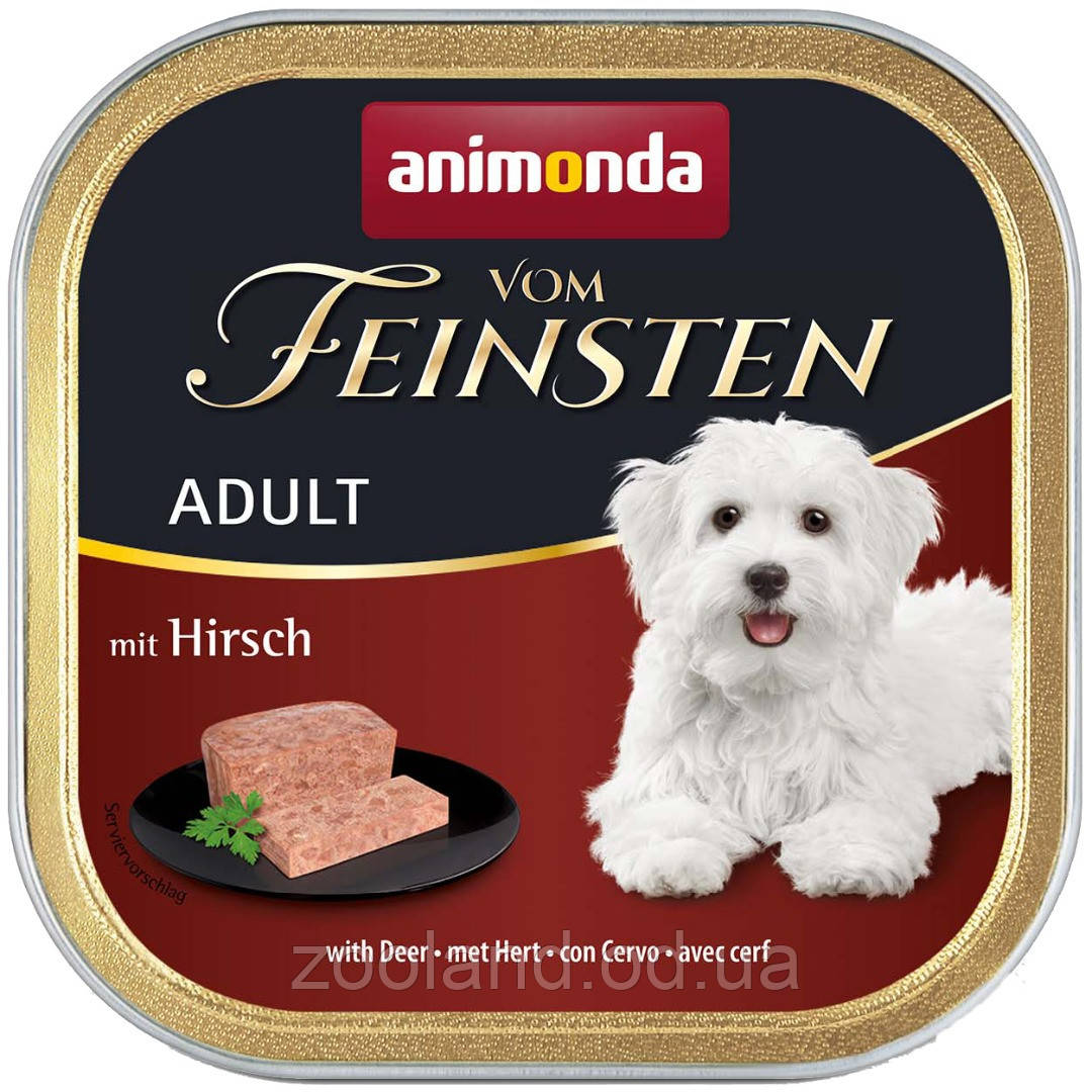 AM-82660 Animonda Vom Feinsten Adult Dog оленину, 150 г