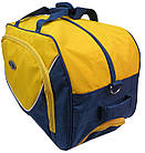 Дорожня сумка на колесах 57L Wallaby 10428-7 синя з жовтим, фото 4