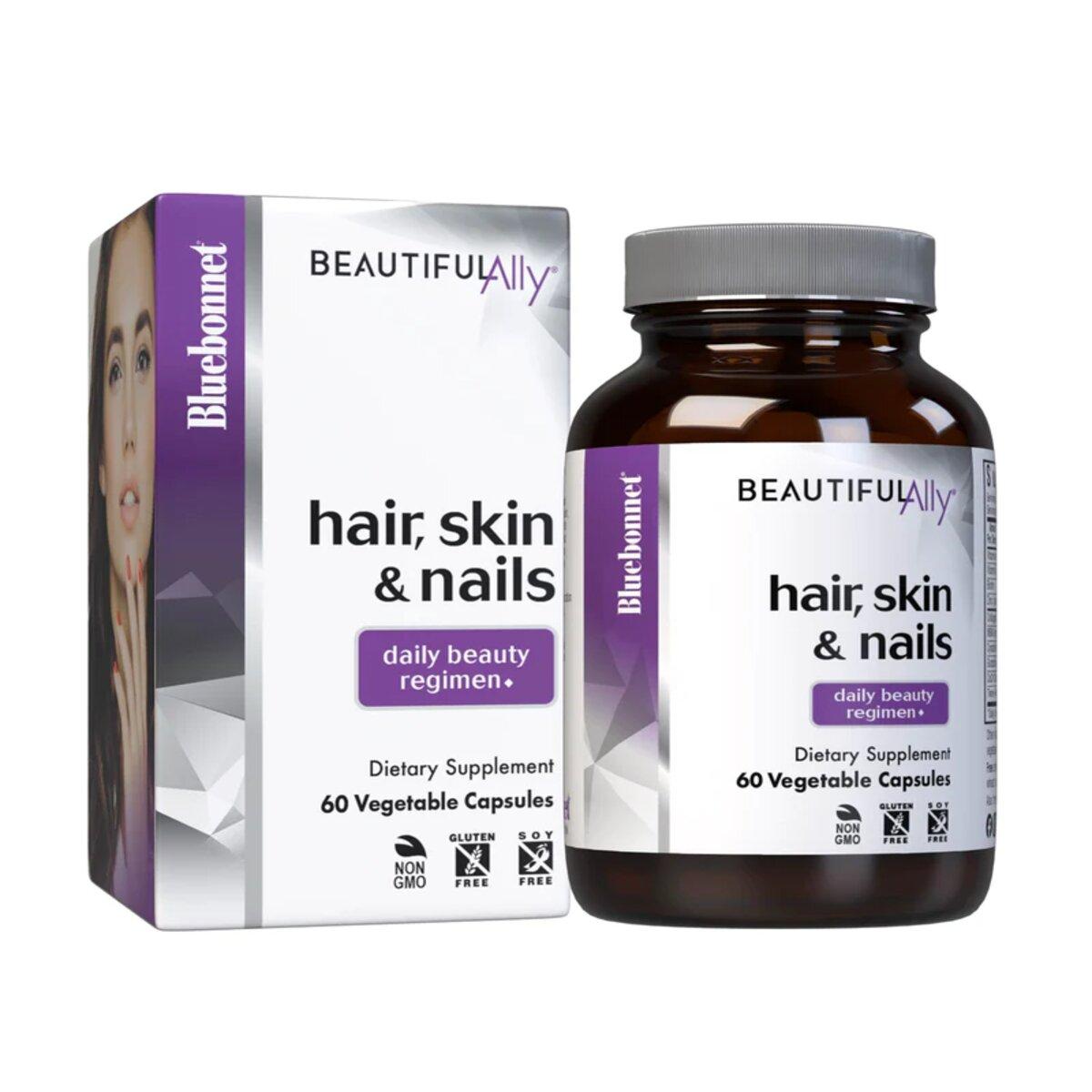 Комплекс для волосся, шкіри та нігтів, Beautiful Ally, Bebonnet Nutrition, Hair, Skin & Nails, 60 капсул