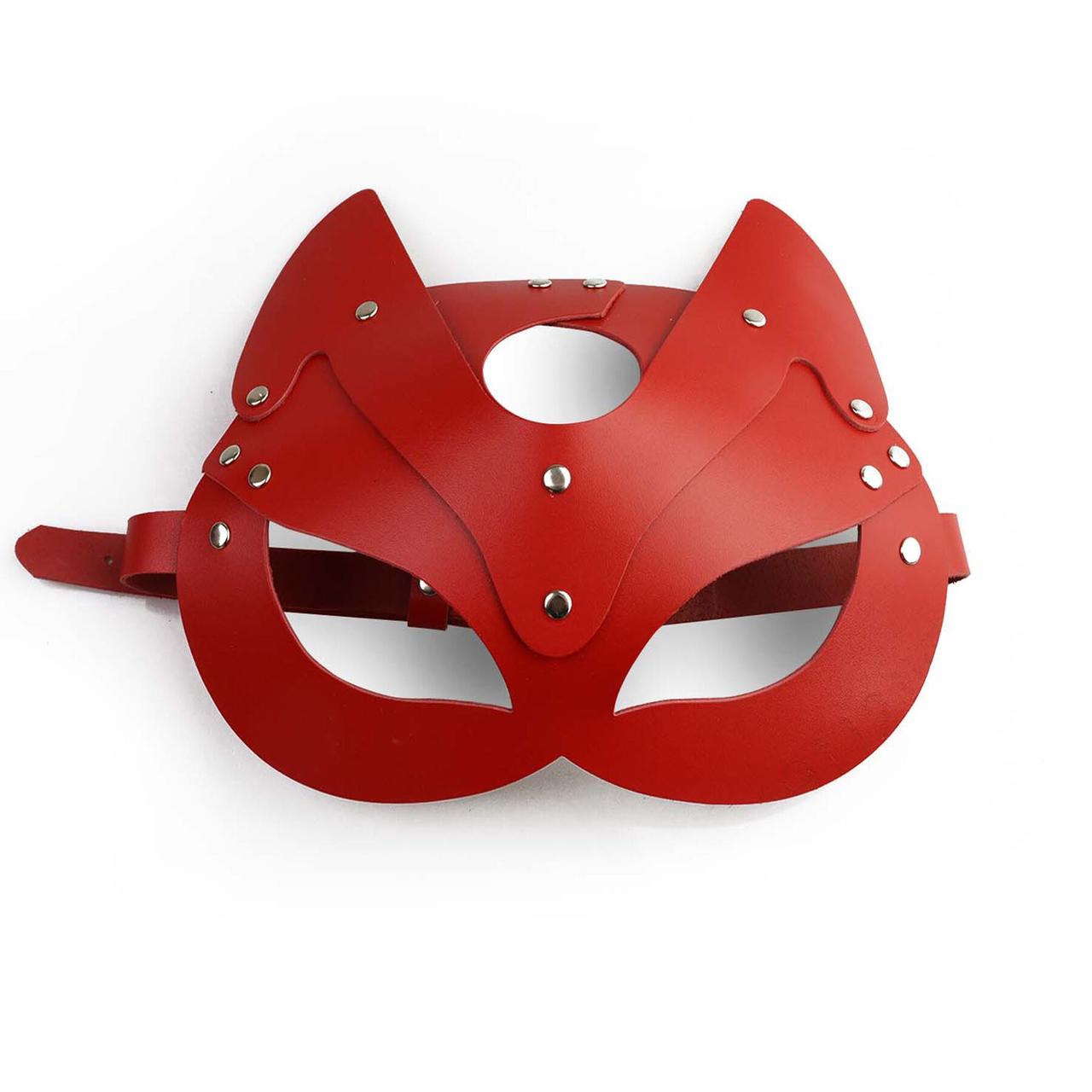 Маска на очі Кішечки Art of Sex — Cat Mask, Червоний, фото 1