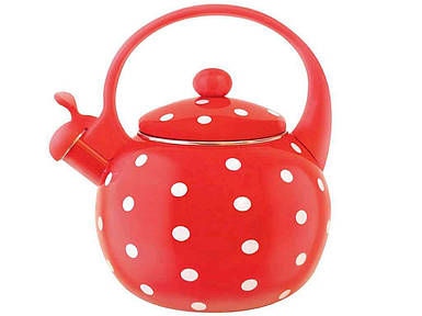 Чайник для плити зі свистком 2,2л пластикова ручка FT7 RED HANDLE PEA ТМ INTEROS FG