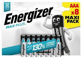 Батарейки Energizer Max Plus AAA (8шт.)