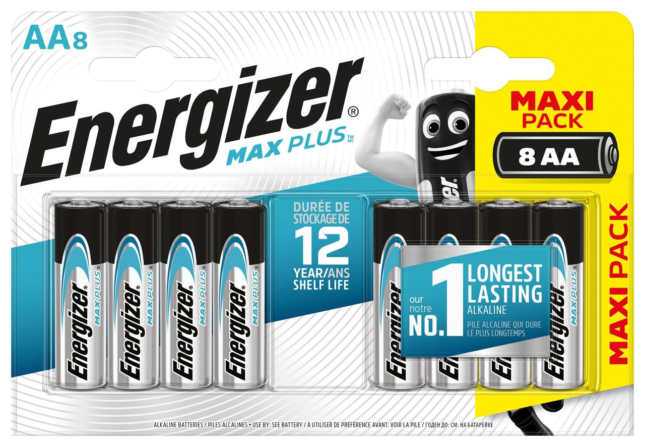 Батарейки Energizer Max Plus AA (8шт.)