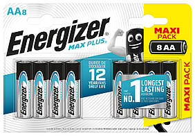 Батарейки Energizer Max Plus AA (8шт.)