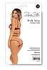 Боді сексуальне відкрите Walk Away Crotchless Teddy Burgundy, S/M, фото 4
