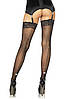 Панчохи чорні Leg Avenue Stockings Rhinestone backseam OS Black, фото 3