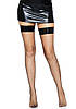 Панчохи вінілові в сіточку Leg Avenue Vinyl Top Fishnet Thigh Highs OS Black, фото 3