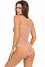 Боді еротичне жіноче в сітку UNDONE SEE THROUGH BODYSUIT PINK, OS, фото 3