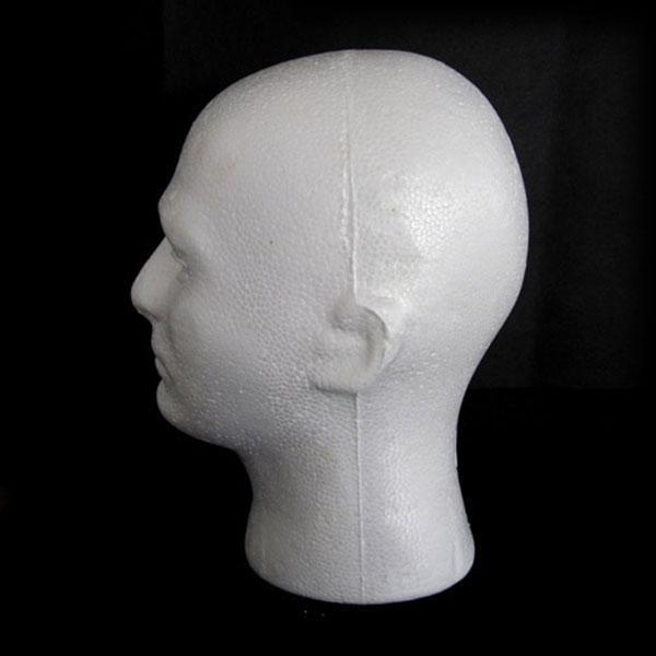 Манекены головы UASHOP из пенопласта для шапок париков очков рисования UASHOP - фото 5 - id-p1887489903