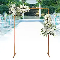 2 * 1.5 м весільні аркові двері фонові ковані залізні декоративні реквізити квітковий стелаж троянда арка золото