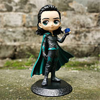 Статуэтка Локи в стиле аниме персонажа Фигурка Loki с большими глазами 14 см UASHOP