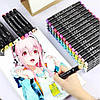 Маркери для малювання Набір скетч-маркерів 262 шт. для малювання двосторонніх touch, фото 6