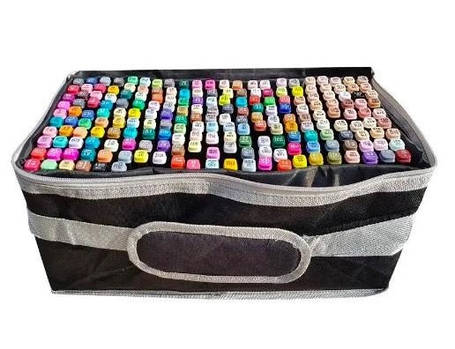 Маркери для малювання Набір скетч-маркерів 262 шт. для малювання двосторонніх touch, фото 1