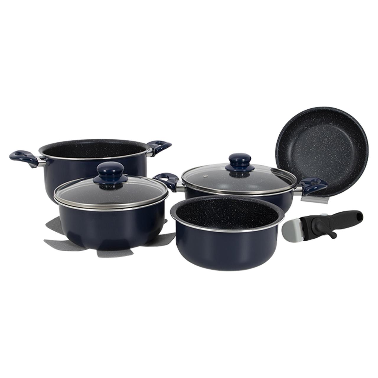 Набір посуду Gimex Cookware Set induction 8 предметів Bule (6977228), фото 1