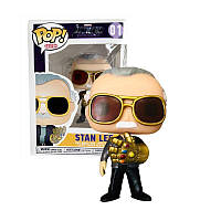 Фигурка-Башкотряс Стен Ли и Перчатка Бесконечности Фанко Поп Стен Ли Funko POP Marvel Stan Lee UASHOP