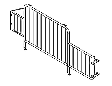 Станок для осіменіння: Бокова частина для закриття ряду (Тип 1)