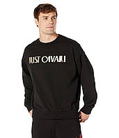 Толстовка Just Cavalli Soho Neck Sweat with "Palm Spring Logo" Print Black Доставка з США від 14 днів -