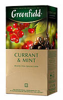 Чай Greenfield Currant & Mint чёрный со смородиной 25*1.5г (10)