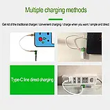 Батарейки AA акумуляторні з роз'ємом USB Type-C від Smartoools на 1.5V/2600mWh — 4 ШТ., фото 7