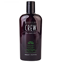 Шампунь American Crew 3-IN-1 Tea Tree Чайное Дерево 450 мл