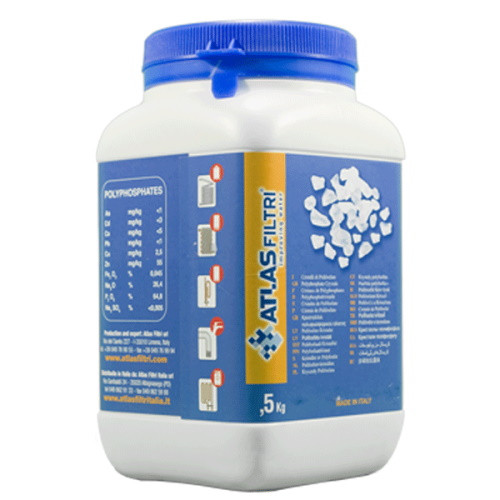 Кристали поліфосфатів Atlas Filtri (великі) 10/20 паковання 0,5 кг, фото 1