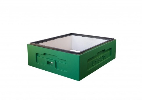 Корпус для 1/2 10-ти рамкового вулика Дадан фарбований Lyson W1018_ZN