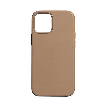 Шкіряний чохол з MagSafe для IPhone 12 Mini Tan