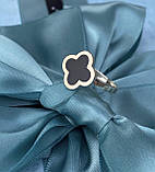 Кільце жіноче Ван Кліф зі срібла та золота, фото 5