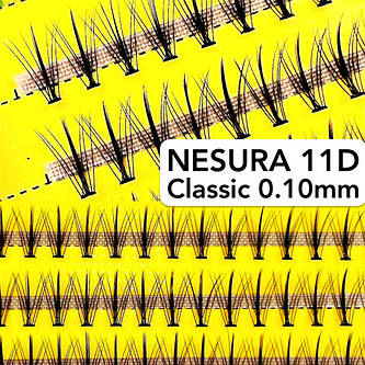 Вії Nesura Classic 11D 0.10 Промінчик