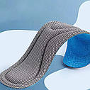 Устілки антибактеріальні з ефектом пам'яті Memory Insoles Gray Розмір 35-36, фото 7