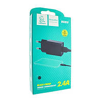 Адаптер живлення DENMEN DC01V + кабель Micro USB (5V/2.1A/1USB)