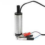 Заглибний мінінасос для перекачування палива та води REWOLT 12 В 50 мм Насос для відкачування дизеля з бака в каністру, фото 3