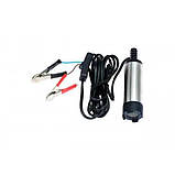 Насос 50мм для перекачування ДП 24В REWOLT, Занурювальний насос 25л/хв, Насос для відкачування дизеля з 200л бочки, фото 2