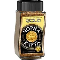 Кофе Черная Карта Gold растворимый 190 грамм