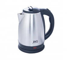 Електрочайник D&T DT-803, срібло, 2л