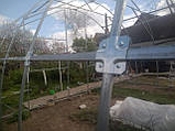 Каркас теплиці "Західна-5х8" 5х8х3м, труба 30х30х1,5мм, фото 7