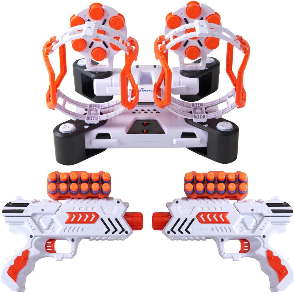 Дитячий тир з 2 бластерами Space Wars Toys / Набір для стрільби по мішенях / Домашній тир