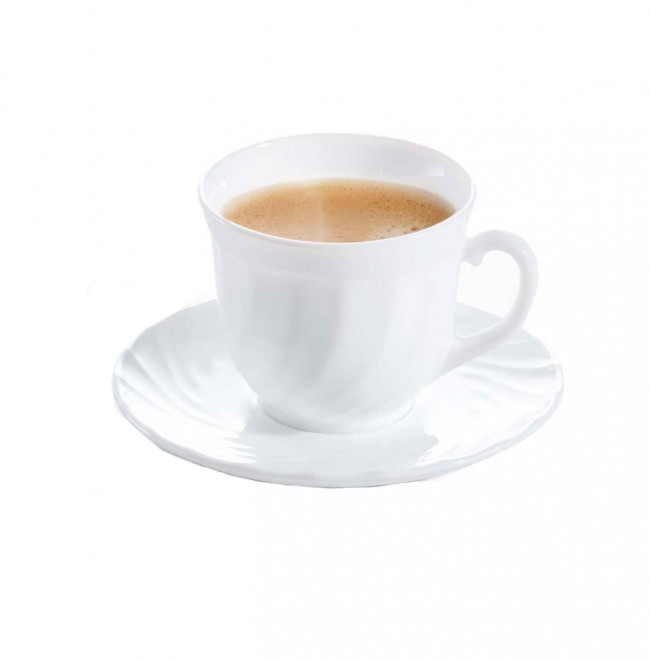 Сервиз чайный Trianon 280мл на 4 персоны Luminarc 67530 белый - фото 4 - id-p1887609063