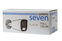 IP камера уличная SEVEN IP-7225PA-FC PRO 5 Мп 3,6 Full Color цилиндрическая