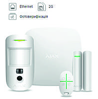 Комплект охранной сигнализации Ajax StarterKit Cam White