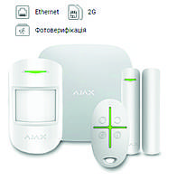 Комплект охранной сигнализации Ajax StarterKit 2 White