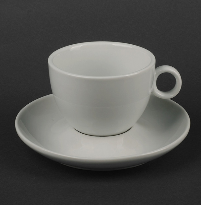 Набор чайный 2 предмета: чашка 280мл и блюдце Helios HR1307 фарфор - фото 1 - id-p1887609189