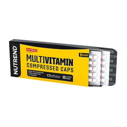 Вітамінно-мінеральний комплекс Nutrend Multivitamin Compressed 60 Caps, фото 1