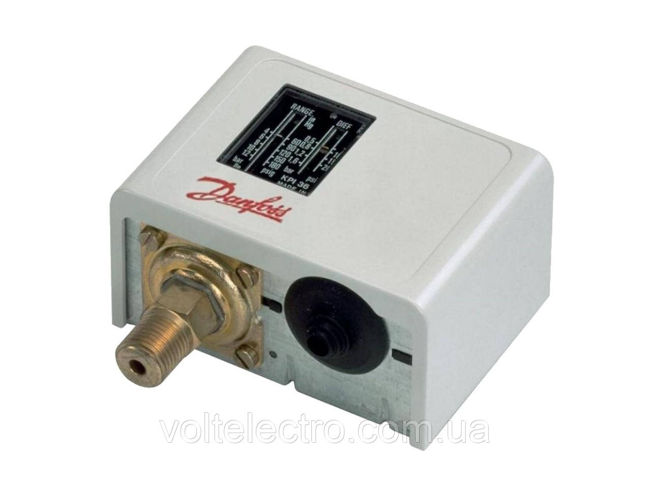 Реле давления Danfoss KPI 35 0,2-8 бар G ¼ 060-122466 - фото 4 - id-p27376328