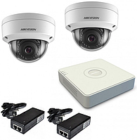 Комплект IP видеонаблюдения Hikvision KIT-DS0134