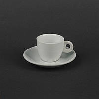 Набір кавовий 2 предмети чашка 75 мл і блюдце Helios HR1320 порцеляна