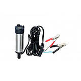 Заглибний мінінасос для перекачування палива та води REWOLT 12 В 50 мм Насос для відкачування дизеля з бака в каністру, фото 2