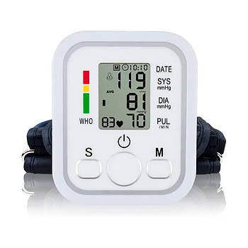 Автоматичний тонометр ARM Style YT 807 / Плечовий тонометр на батарейках / Вимірювач тиску