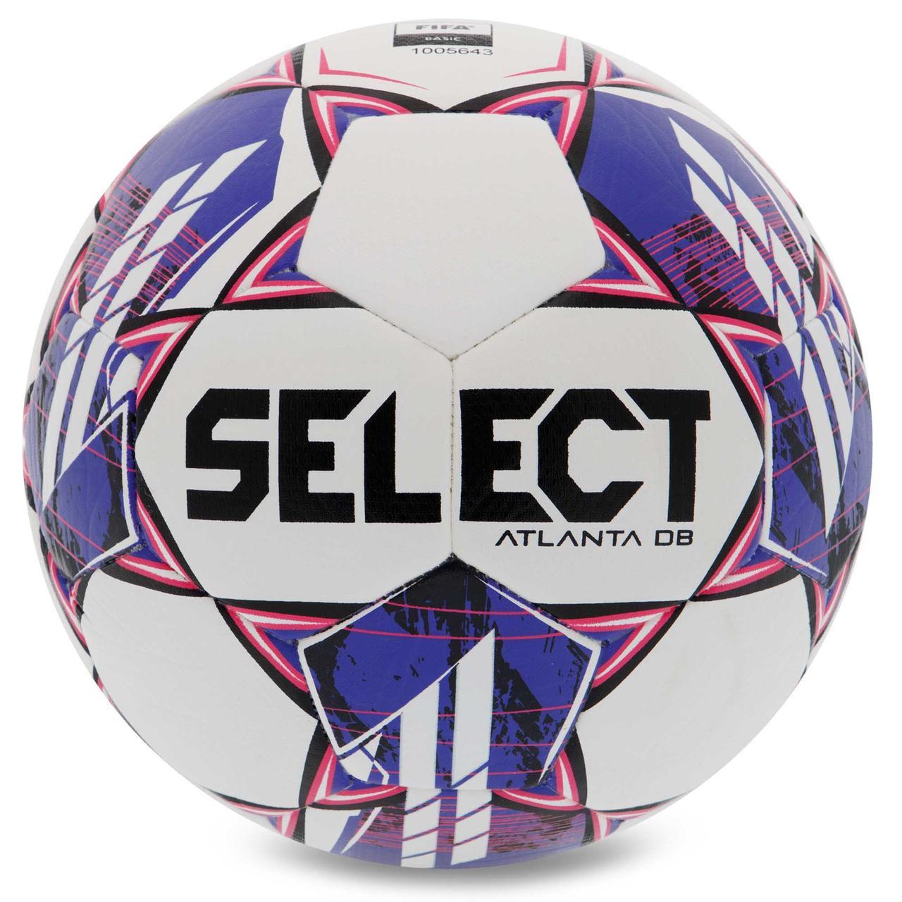 М'яч футбольний Select Atlanta DB FIFA v23 білий-фіолетовий